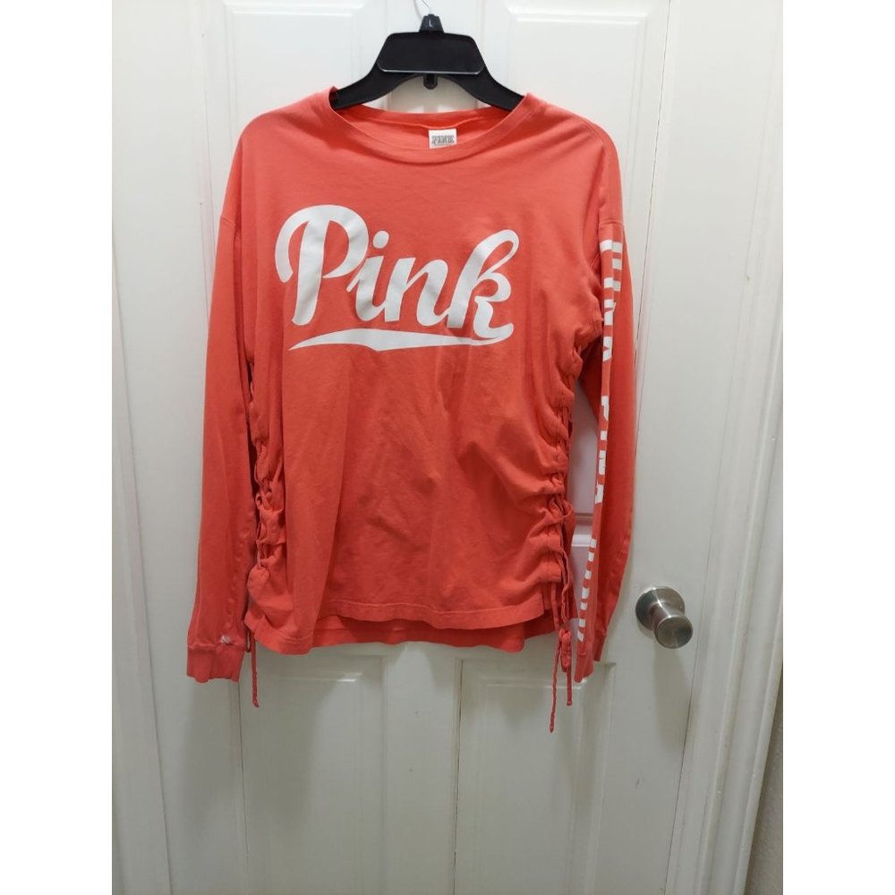 PINK vs long sleeve Shirt Top Sz L